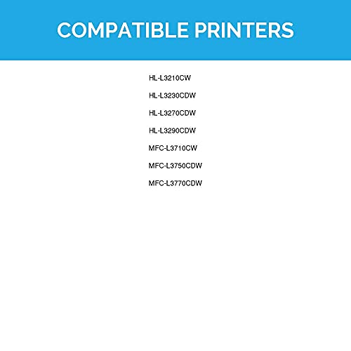 LD Products Compatible Replacements for Brother TN227 Toner Cartridge TN-227 TN227BK TN-227BK High Yield (Black, 3-Pack) for use in HL 3070CW HL-L3210CW HL-L3230CDW HL-L3270CDW HL-L3290C Printers