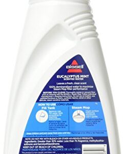 BISSELL EUCALYPTUS MINT DEMINERALIZED STEAM MOP WATER, 32 ounces, 1392, WHITE