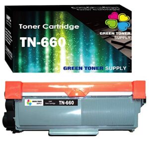 green toner supply (pack of 1) compatible replacement for brother tn660 tn630 toner cartridge tn 660 630 tn-660 tn-630 high yield for use in dcp-l2520dw dcp-l2540dw hl-l2300d hl-l2360dw laser printer