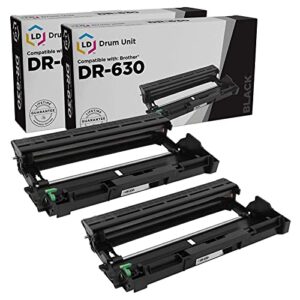 ld products compatible drum-unit replacement for brother dr-630 (2-pack)