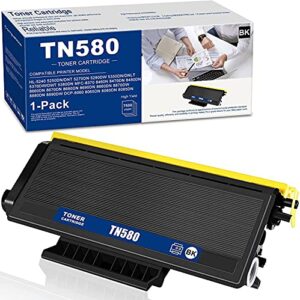 neoa (1-pk,black) tn580 tn-580 compatible high yield toner cartridge replacement for brother hl-5240 5250dn/dnt 5270dn 5280dw 5350dn/dnlt 5370dw/dwt 5380dn mfc-8370 8460n printer, sold by neodaynet.