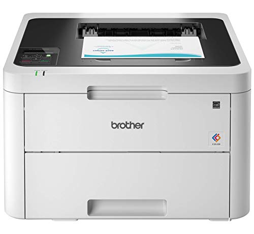 Brother HL-L3230CDW Compact Digital Color Printer Providing Laser Printer Quality Results with Wireless Printing and Duplex Printing, Amazon Dash Replenishment Enabled (Renewed)