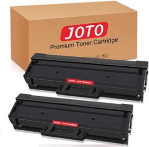 joto compatible toner cartridge replacement for brother tn760 tn-760 tn730 tn-730 for mfc-l2710dw mfc-l2750dw hl-l2370dw dcp-l2550dw hl-l2350dw hl-l2395dw hl-l2390dw laser printer ( 2-pack )