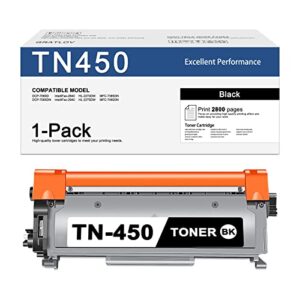 tn450 high yield toner cartridge compatible gratlov-tn450 replacement for brother tn-450 tn420 mfc-7240 mfc-7360n mfc-7365dn mfc-7860dw hl-2270dw hl-2275dw hl-2230 hl-2240 (1-pack, black)