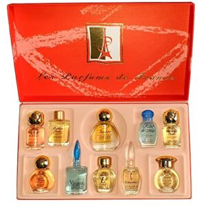 charrier parfums – 10 eaux de parfum luxurious gift box – 52.7 ml – made in provence, france