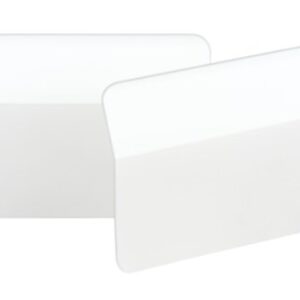 Post-it Tabs, 2 in Angled Solid, White, 24 Tabs/Pack (686A-24WE)