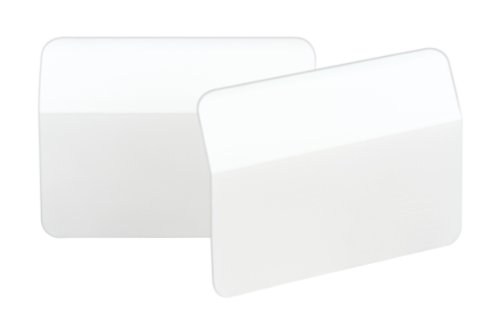 Post-it Tabs, 2 in Angled Solid, White, 24 Tabs/Pack (686A-24WE)