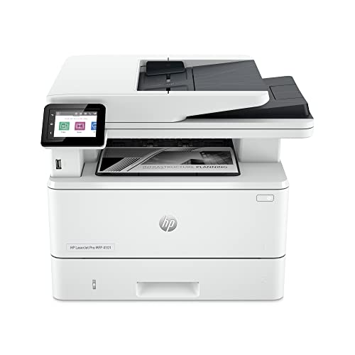 HP LaserJet Pro MFP 4101fdne Black & White Printer with HP+ Smart Office Features and Fax