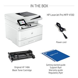 HP LaserJet Pro MFP 4101fdne Black & White Printer with HP+ Smart Office Features and Fax