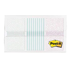 post-it pattern flags, 60/on-the-go dispenser.47 in, gradient pattern collection (682-grdnt)