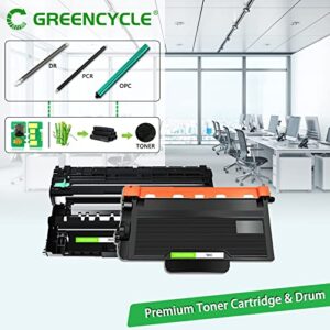 greencycle 5 Pack TN850 Toner & DR820 Drum Unit Set Compatible for Brother DCP-L5500DN L5600DN L5650DN HL-L6200DW L6200DWT L5200DWT L5200DW L5100DN L5000D MFC-L5850DW L5900DW Printer(3 Toner, 2 Drum)