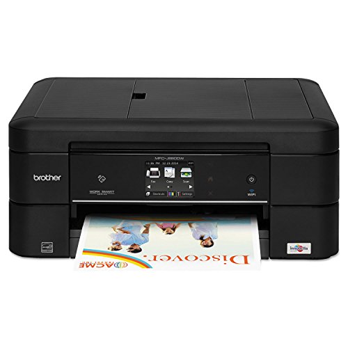 Brother MFCJ880DW MFC-J880DW WorkSmart Compact Wi-Fi Color Inkjet All-in-One Copy/Fax/Print/Scan