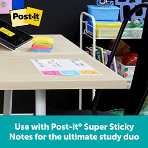 Post-it Flex Write Surface Sheets, 2 Pack, 9.1 x 9.1 in, Instant Whiteboard, Use Dry Erase and Permanent Markers (FWS-Sheets-2PK)