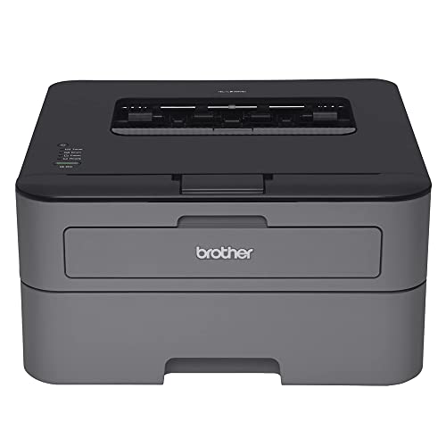 Brother L-2300D Series Compact Monochrome Laser Printer I Auto 2-Sided Printing I Up to 26 Pages/min I Up to 250-sheet/tray I Up to 2400 x 600 dpi I 27ppm + Printer Cable