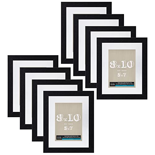 MICHAELS Bulk 8 Pack: Black 8”; x 10”; Float Frame, Belmont by Studio Décor®