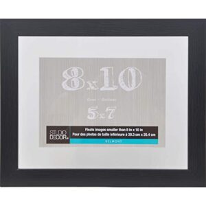 MICHAELS Bulk 8 Pack: Black 8”; x 10”; Float Frame, Belmont by Studio Décor®