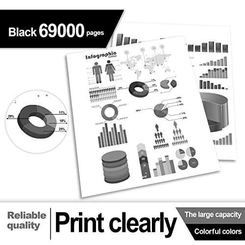 TcxLink DR720 Compatible DR-720 Black Drum Unit Replacement for Brother HL-5440DN DCP-8110DN MFC-8510DN Printer Toner.(2 Pack)