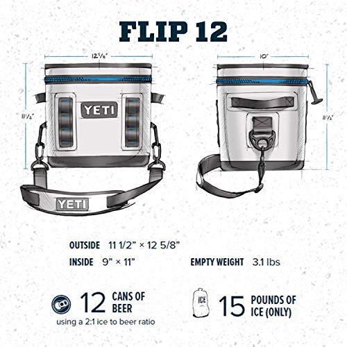 YETI Hopper Flip 12 Portable Cooler, Charcoal