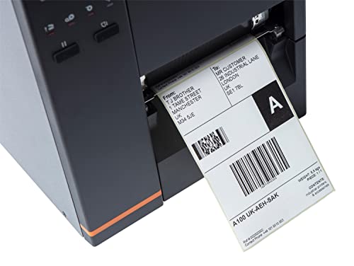 Brother TJ-4010TN Entry-Level High-Volume Industrial Barcode Label Printer, 203dpi, 6ips, Ethernet and USB 2.0