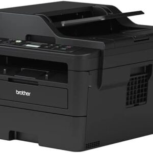 Brother DCPL2550DW Monochrome Wireless Laser Printer, Print Scan Copy, Automatic Duplex Printing, 2-Line LCD Display, 36 ppm, 50-Sheet ADF, 2400 x 600 dpi, Black, Bundle with Cefesfy Printer Cable