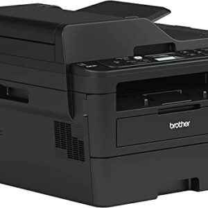 Brother DCPL2550DW Monochrome Wireless Laser Printer, Print Scan Copy, Automatic Duplex Printing, 2-Line LCD Display, 36 ppm, 50-Sheet ADF, 2400 x 600 dpi, Black, Bundle with Cefesfy Printer Cable