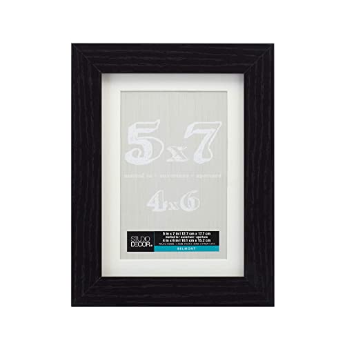 8 Pack: Black Belmont Frame with Mat by Studio Décor®