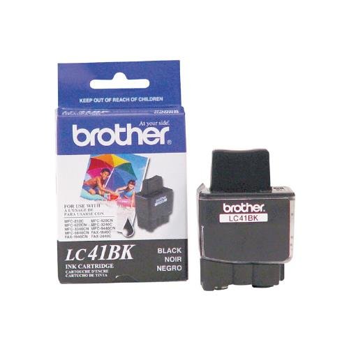 Brother LC41BK OEM Ink - DCP 110C/120C/FAX 1840C 1940CN 2440C MFC 210C 420CN 620CN 640CW 820CW 3240C 3340CN 5440CN 5840CN Black Ink (500 Yield) OEM