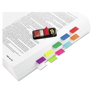 Post-it Flags 680-RD12 Marking Page Flags In Dispensers, Red, 50 Flags/dispenser, 12 Dispensers/pack