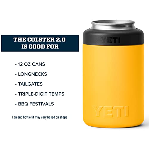 YETI Rambler 12 oz. Colster Can Insulator for Standard Size Cans, Alpine Yellow