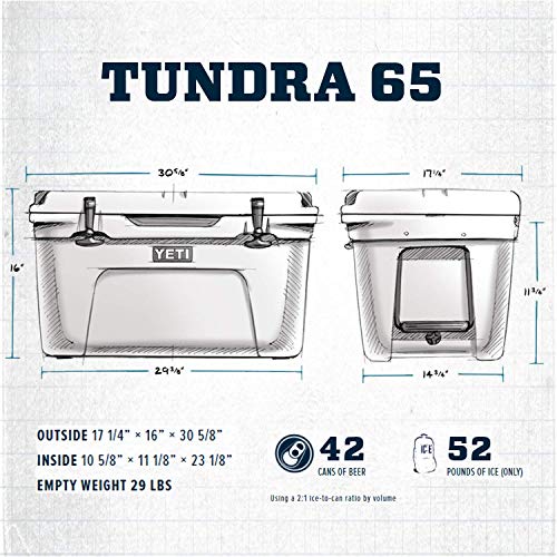 YETI Tundra 65 Cooler, White