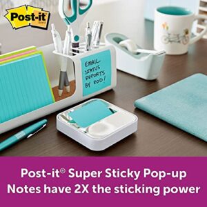 Post-It Pop-Up Notes Super Sticky R3306ssmia Pop-Up 3 X 3 Note Refill Miami 90/Pad 6 Pads/Pack