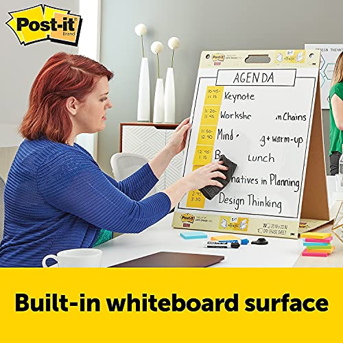 Post-It 563De Dry Erase Board/Plain Paper Pad,20-Inch X23-Inch,Plain,20 Shts,We