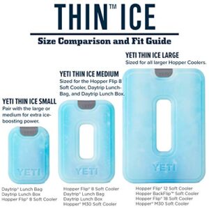 YETI Thin ICE Refreezable Reusable Cooler Ice Pack, Small