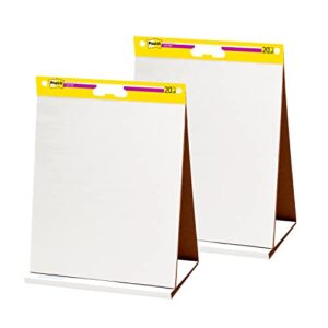 Post-it Doodle Pad, Portable Art Easel, Self-Stick Tabletop Easel Pad, 20 in x 23 in, 20 Sheets/Pad, 2 Pads/Pack (563R-DP)