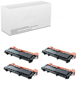 am-ink compatible toner cartridge replacement for brother tn630 tb-630 tn660 tn-660 high yield mfc-l2720dw mfc-l2740dw printer (4-pack)