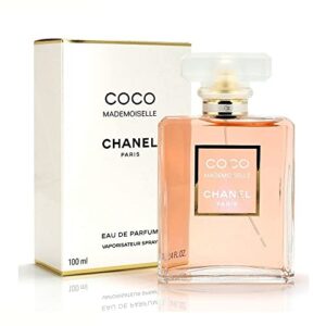 chânél coco mademoiselle for women eau de parfum spray 3.4 fl. oz. / 100ml.