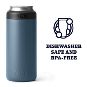 YETI Rambler 12 oz. Colster Slim Can Insulator for the Slim Hard Seltzer Cans, Nordic Blue