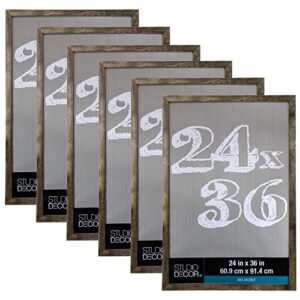 michaels bulk 6 pack: gray 24”; x 36”; belmont frame by studio décor®