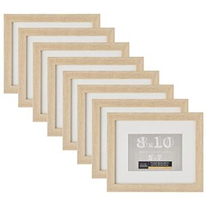 8 pack: blonde frame with mat, belmont by studio décor®