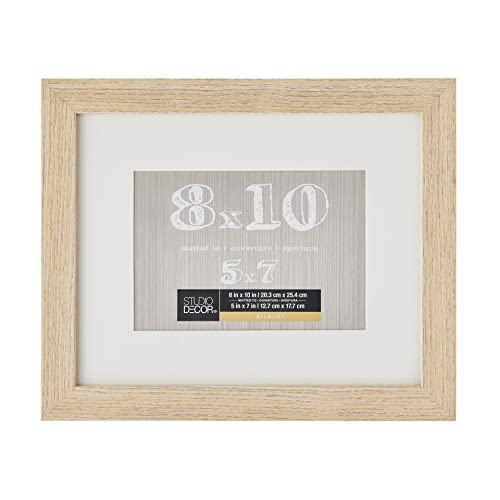 8 Pack: Blonde Frame with Mat, Belmont by Studio Décor®