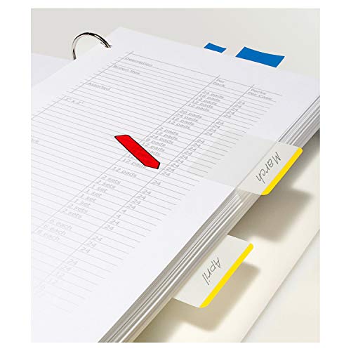 Post-it Tabs Value Pack, Asst Primary Colors, 1 in and 2 in Sizes, 114 Tabs/Pack (686-VAD1)