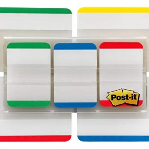 Post-it Tabs Value Pack, Asst Primary Colors, 1 in and 2 in Sizes, 114 Tabs/Pack (686-VAD1)