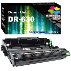 (1 x drum) green toner supply compatible dr630 drum unit (drum only) replacement for dcp-l2520dw dcp-l2540dw mfc-l2700dwmfc-l2740dw printer