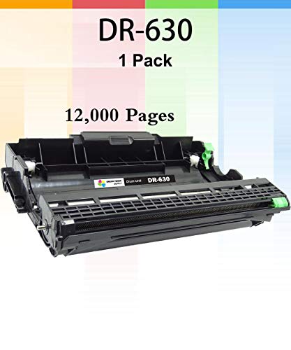 (1 x Drum) Green Toner Supply Compatible DR630 Drum Unit (Drum only) Replacement for DCP-L2520DW DCP-L2540DW MFC-L2700DWMFC-L2740DW Printer