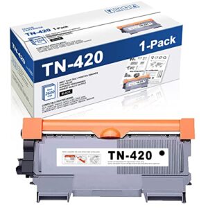 onward tn4201pk tn420 toner cartridge: compatible with brother tn-420 toner cartridge black high yield replacement for brother printer hl-2280dw dcp-7060d intellifax 2840 2940 ink (2,600 pages)