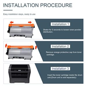 Onward TN4201pk TN420 Toner Cartridge: Compatible with Brother TN-420 Toner Cartridge Black High Yield Replacement for Brother Printer HL-2280DW DCP-7060D Intellifax 2840 2940 Ink (2,600 Pages)