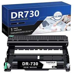 tanfenjr compatible dr730 drum unit (not toner) replacement for brother dr 730 use with mfc-l2750dw mfc-l2710dw dcp-l2550dw hl-l2350dw hl-l2395dw hl-l2370dw hl-l2370dwxl printer (1 drum)