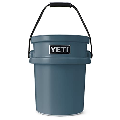 YETI Loadout 5-Gallon Bucket, Impact Resistant Fishing/Utility Bucket, Nordic Blue