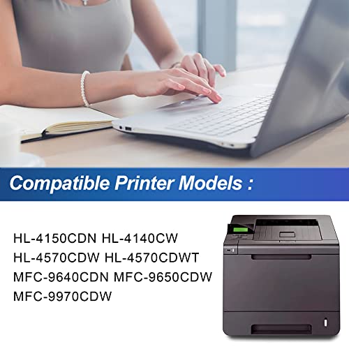TN315 Compatible TN315C TN315M TN315Y Toner Cartridge Replacement for Brother HL-4150CDN HL-4140CW HL-4570CDW Printer Toner (1C+1Y+1M).