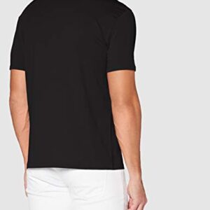 A|X ARMANI EXCHANGE mens Classic Crew Logo T-shirt T Shirt, Black, X-Small US